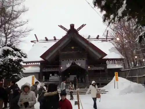 留萌神社の本殿