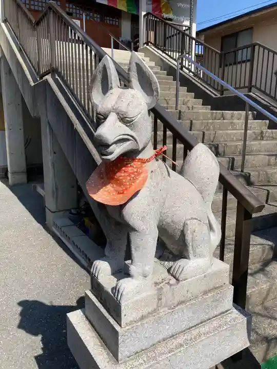 不動院石仙寺の狛犬