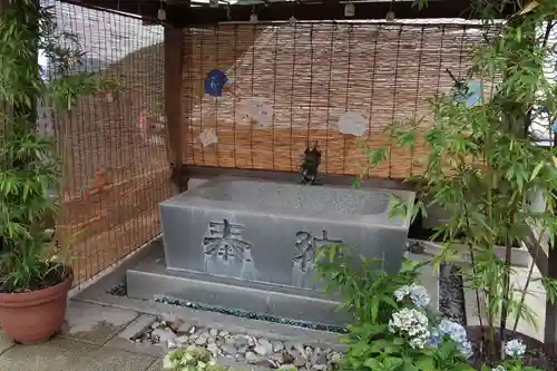 出釋迦寺の手水