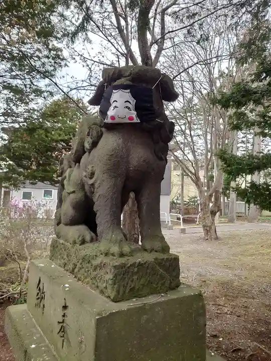 北広島市総鎮守 廣島神社の狛犬