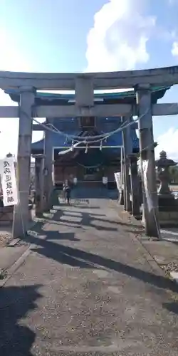 沼垂白山神社の鳥居