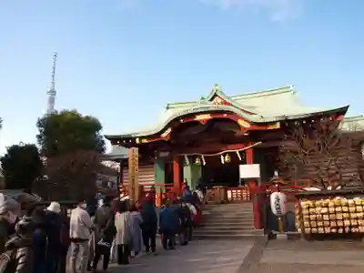 亀戸天神社の本殿・本堂