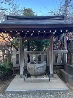 牛天神北野神社の手水舎