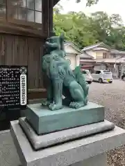 津田八幡神社の狛犬