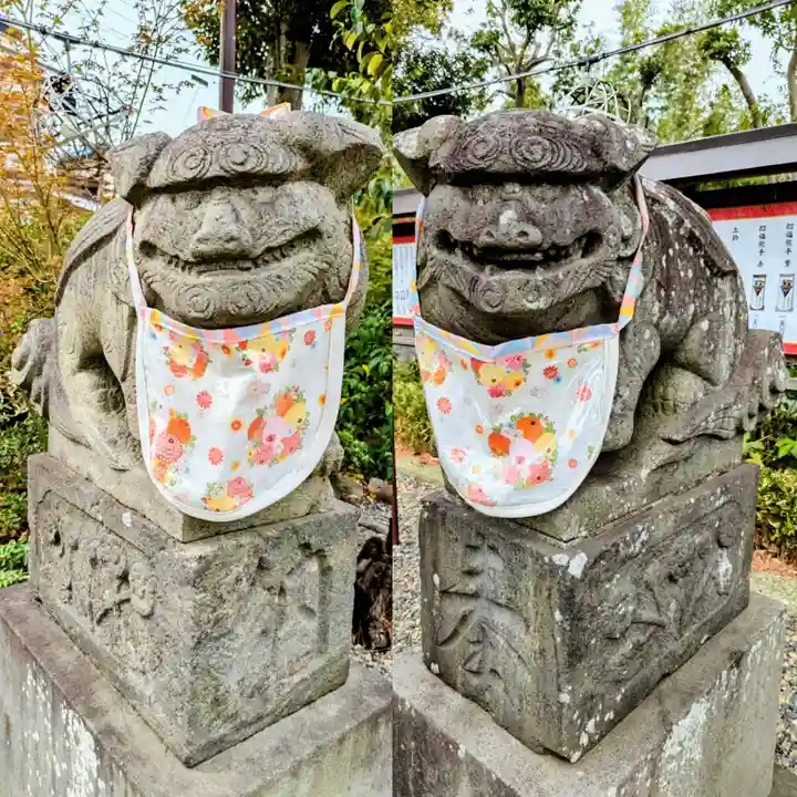菊田神社の狛犬