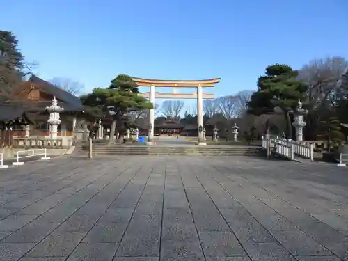 長野縣護國神社の鳥居