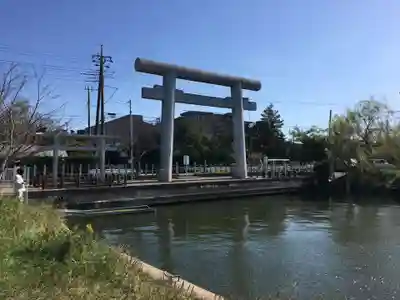 息栖神社の鳥居