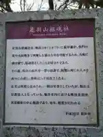 足羽山招魂社の歴史