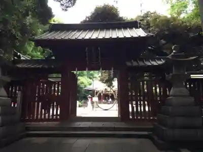 金王八幡宮の山門・神門