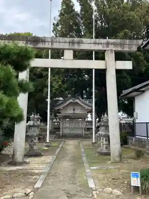削栗神社（千秋町勝栗）の鳥居