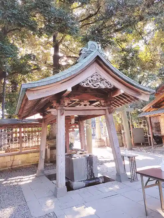 川越氷川神社の手水舎