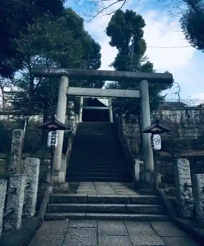 西向天神社の鳥居