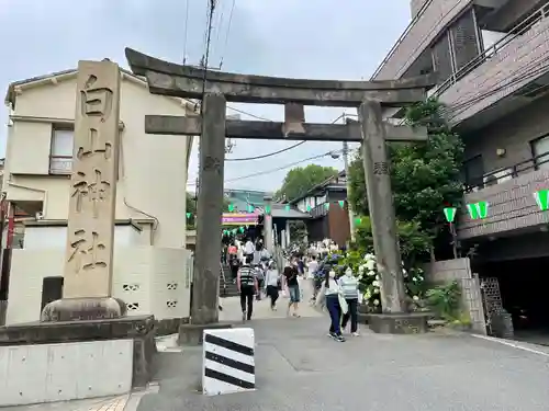 白山神社の鳥居