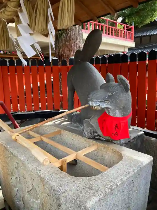 瓢箪山稲荷神社の手水舎