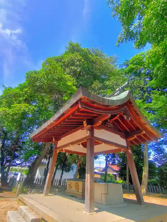 高屋神社(高屋町)の手水舎