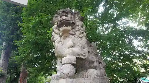 阿豆佐味天神社 立川水天宮の狛犬