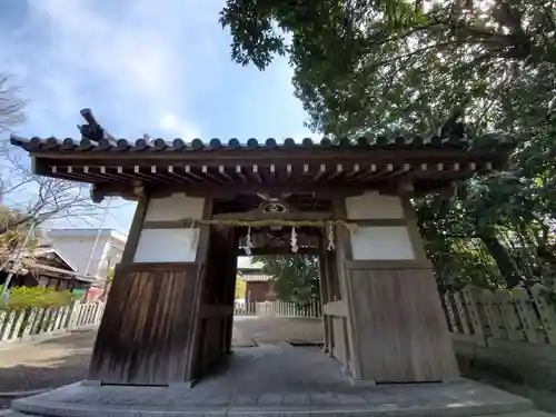 平野八幡神社の山門・神門