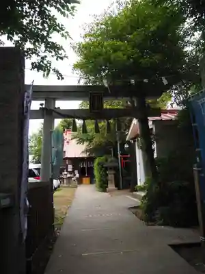染井稲荷神社の鳥居