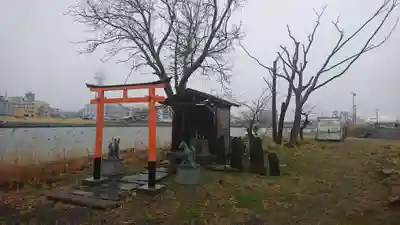 作田島船魂稲荷神社の鳥居