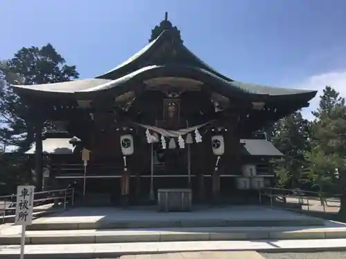 五泉八幡宮の本殿