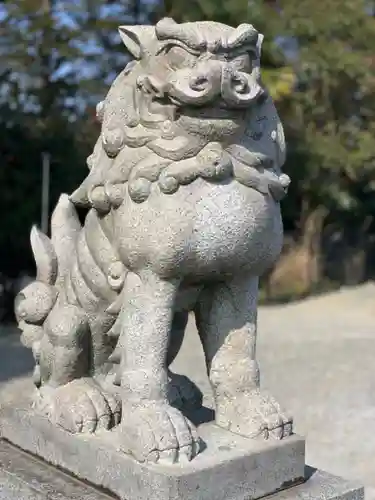 武州柿生琴平神社の狛犬