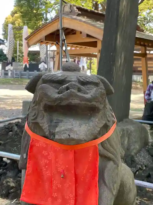 下総国三山 二宮神社の狛犬