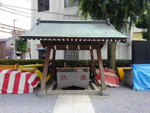 長浦神社の手水