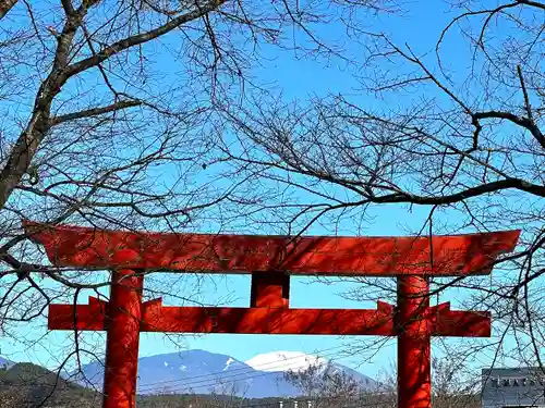 子檀嶺神社の鳥居