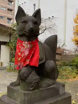 千束稲荷神社の狛犬