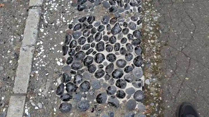 札内神社の庭園