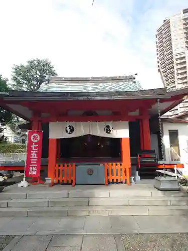 麻布氷川神社の本殿・本堂