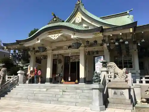 難波八阪神社の本殿・本堂