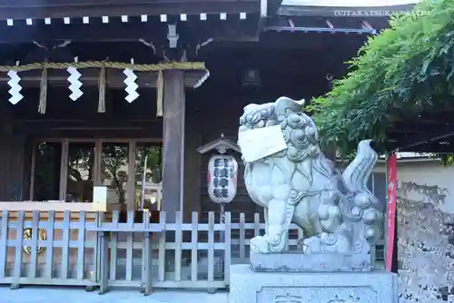 お三の宮日枝神社の狛犬