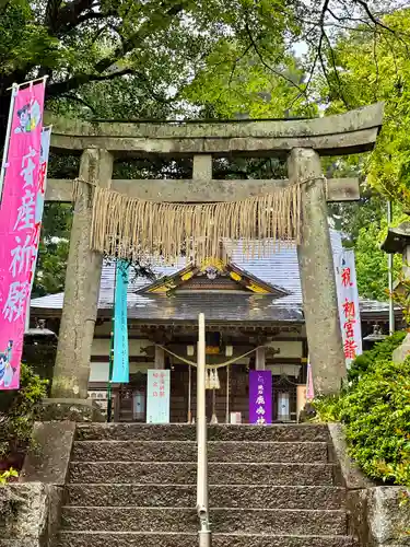 鏡石鹿嶋神社の鳥居