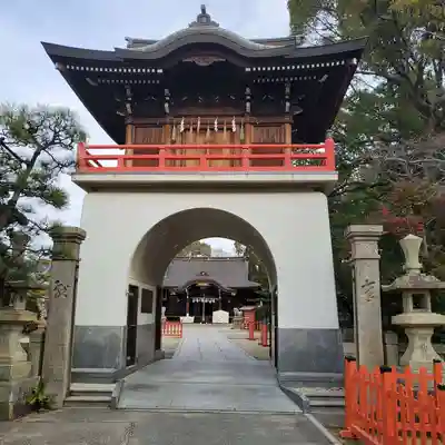 荒井神社の山門・神門