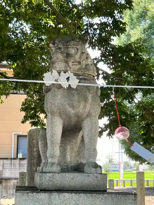島田八坂神社の狛犬