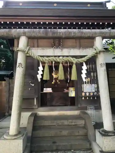 太子堂八幡神社の鳥居