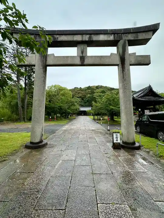 豊国廟(豊国神社飛地境内)の鳥居