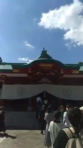 日枝神社の本殿・本堂