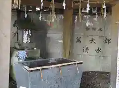 八幡朝見神社の手水