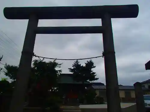 高久蕎高神社の鳥居