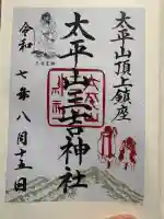 太平山三吉神社総本宮の御朱印