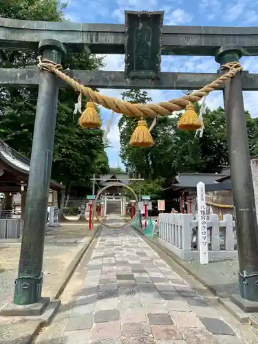 下野國一社八幡宮の鳥居