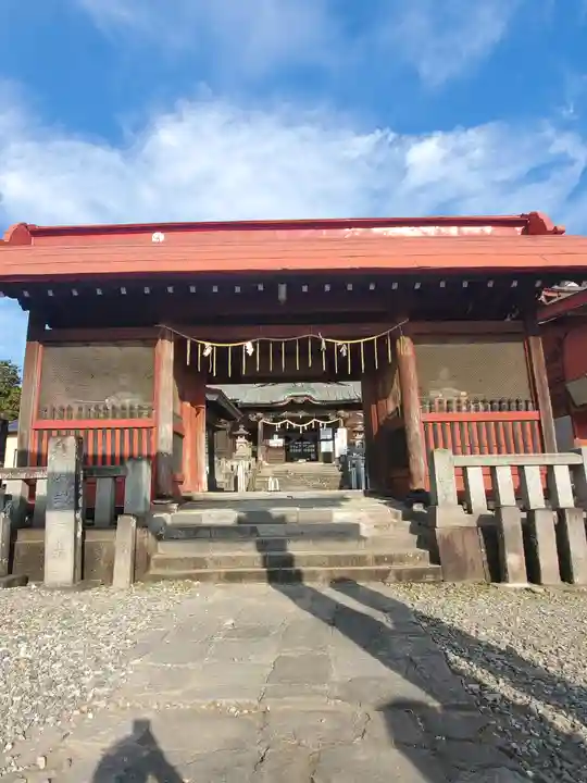 上野国一社八幡八幡宮の山門・神門