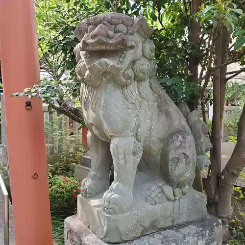 漢國神社の狛犬