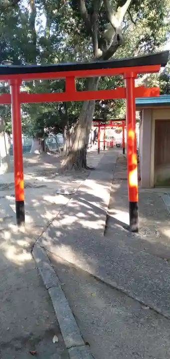 宮田春日神社の鳥居