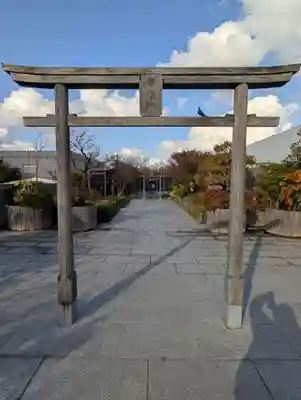 鉄道神社の鳥居