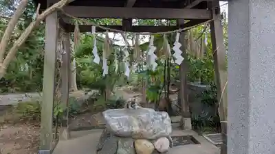 中川熊野神社の手水舎