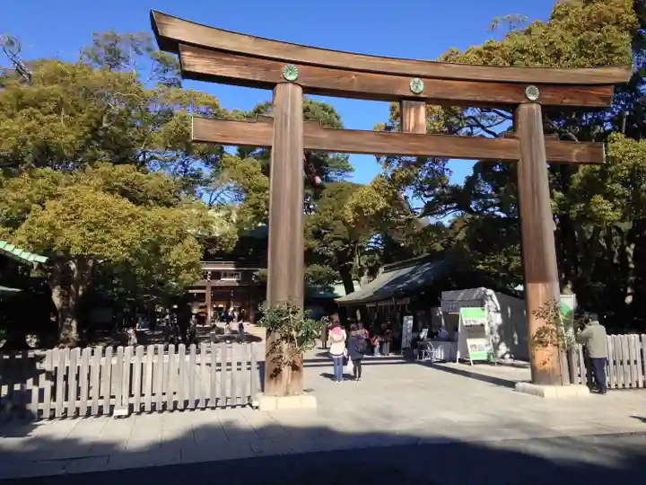 明治神宮の鳥居