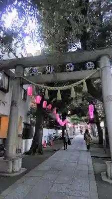 中野氷川神社の鳥居
